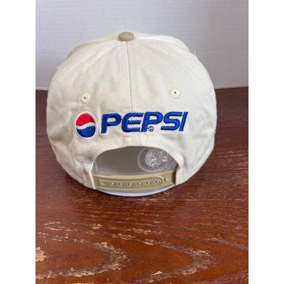 Vintage Richmond Braves Beige Adjustable Baseball Cap By Pepsi X3 - Picture 2 of 4